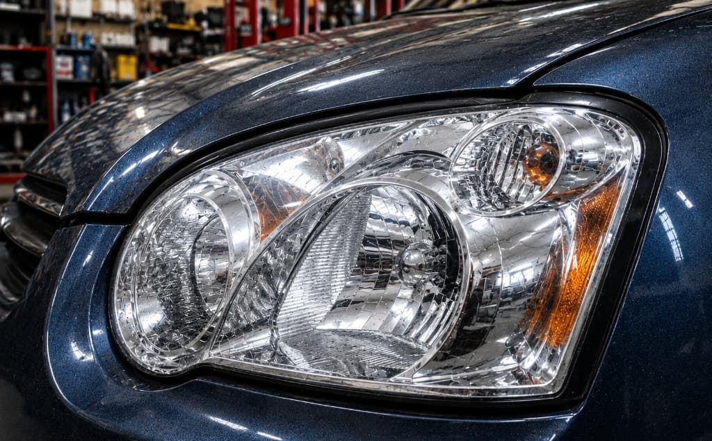 Headlight After Restoration